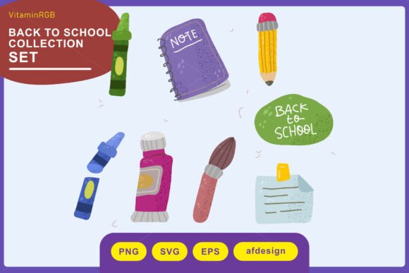 Back to School Collection Set: A Creative and Practical Resource for Educators and Creators