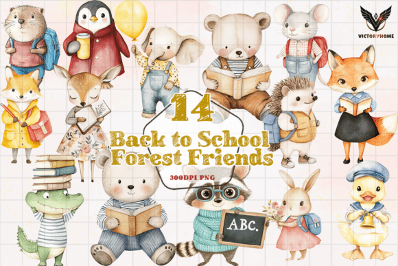 Back to School Forest Friends PNG: A Versatile Resource for Creative Projects