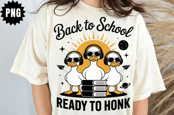 Back to School Ready to Honk PNG