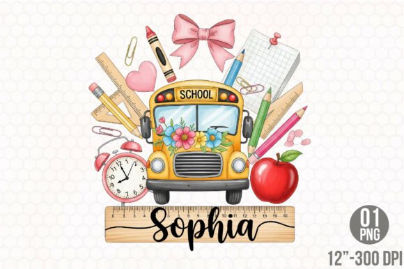Custom School Bus Back to School PNG: A Versatile Digital Asset for Creative Projects