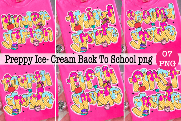 Preppy Ice Cream Back to School Bundle