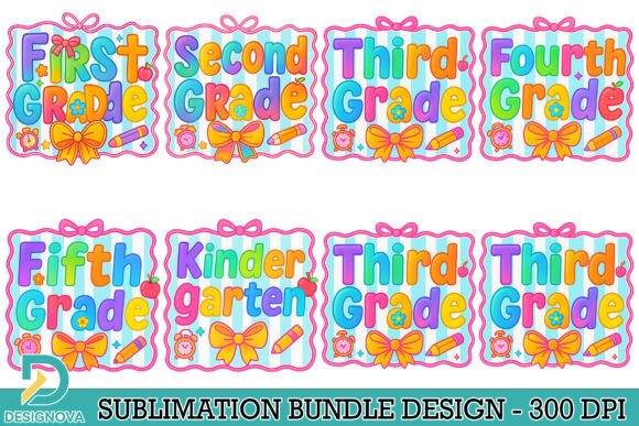 Preppy Teacher Back to School Bundle PNG
