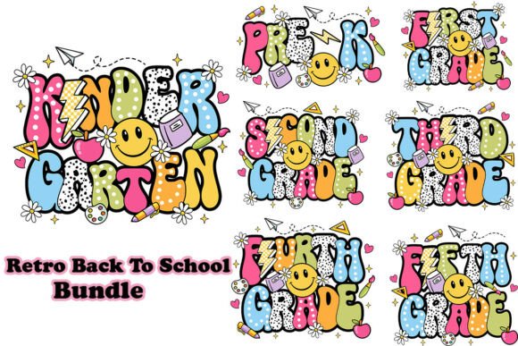 Retro Back to School Coquete PNG Bundle: A Timeless Design Resource for Creative Projects