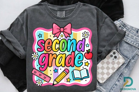 Second Grade PNG, Cute Back to School: A Guide for Creative Projects